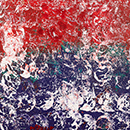 Invazia nonculorii - acril pânză, 40x60 cm
